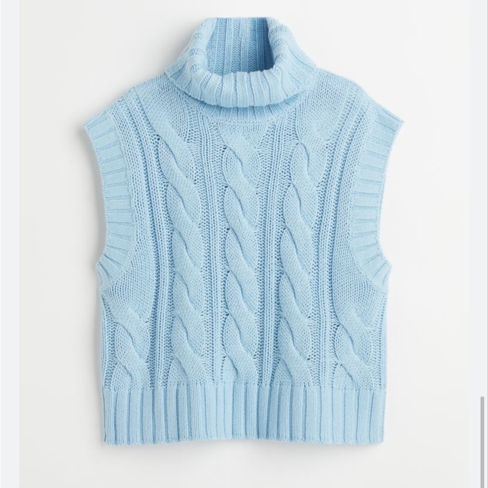 H & M Turtleneck Sleeveless Sweater